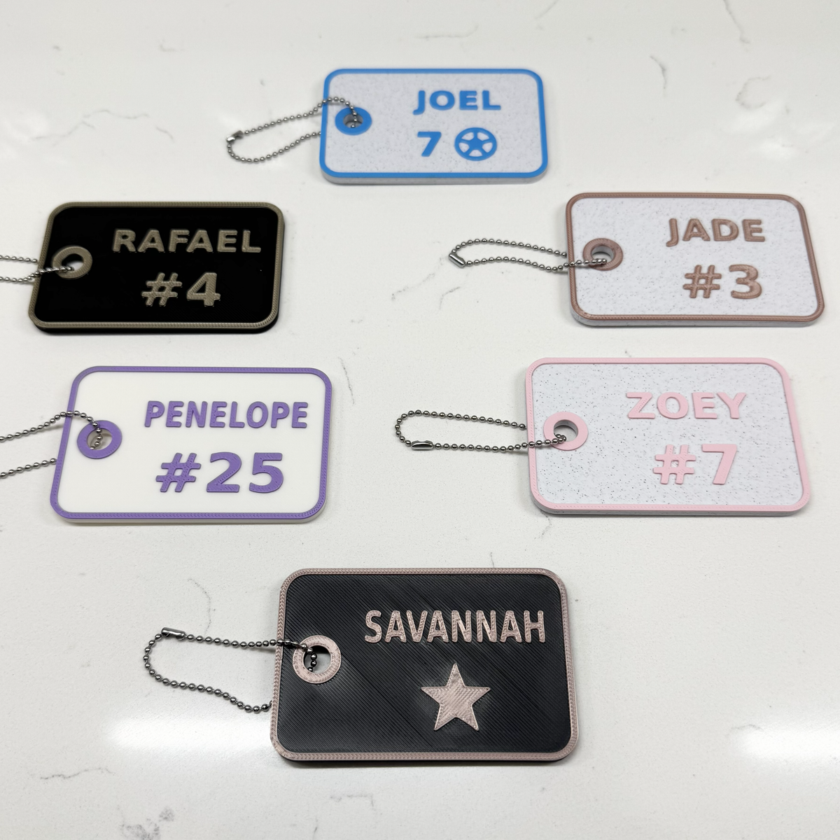 Personalized Sports Bag Tag