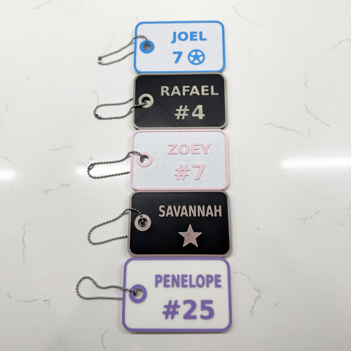 Personalized Sports Bag Tag
