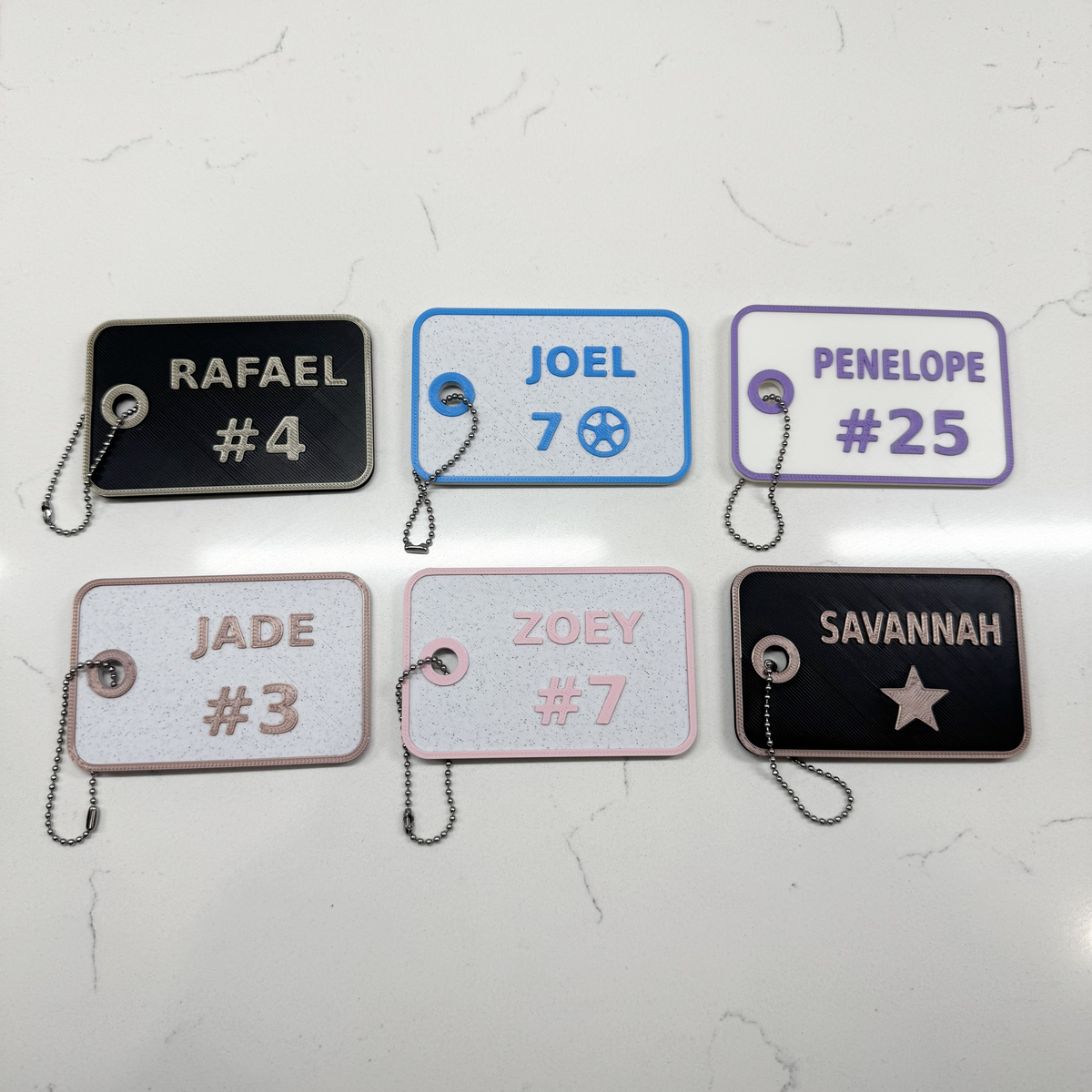 Personalized Sports Bag Tag