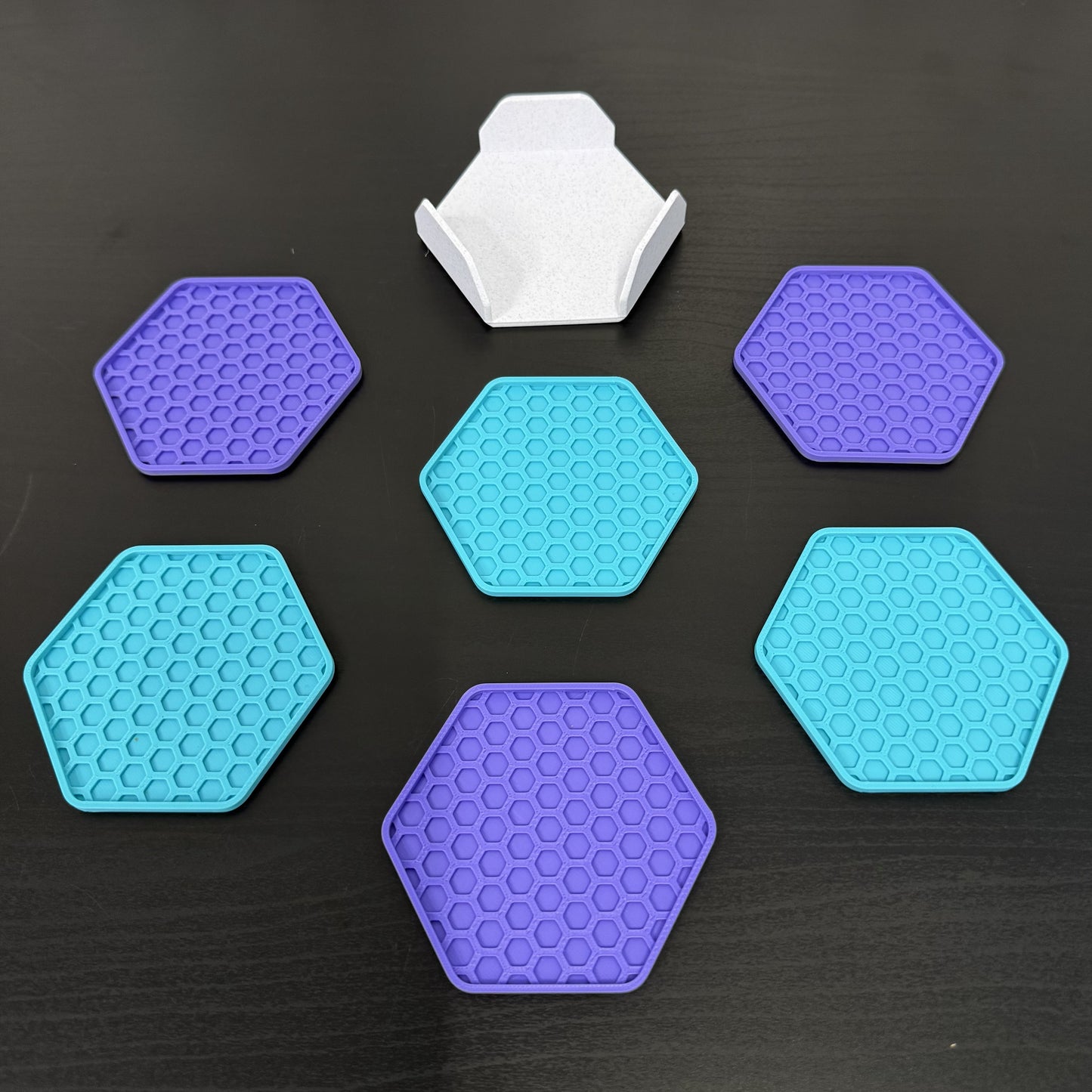Hexagonal Honeycomb Coasters (Set of 6)