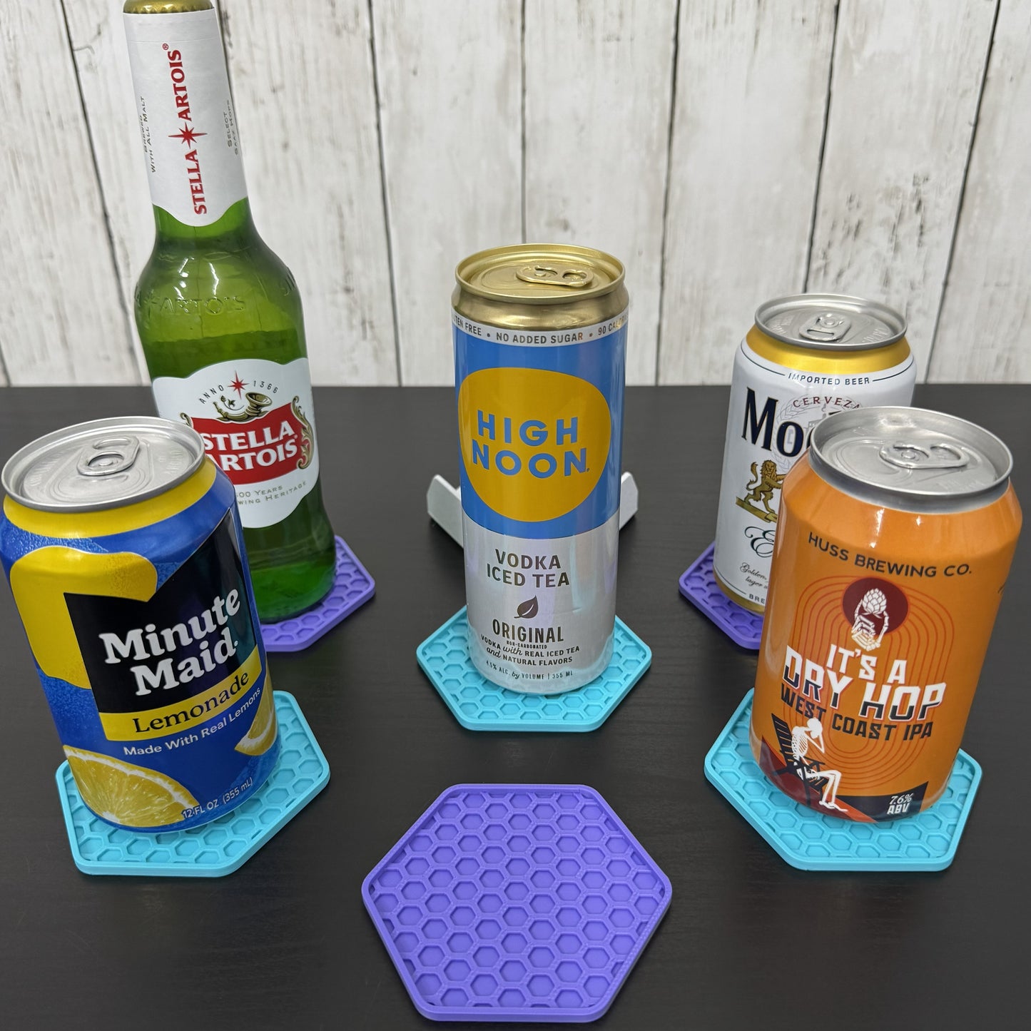 Hexagonal Honeycomb Coasters (Set of 6)
