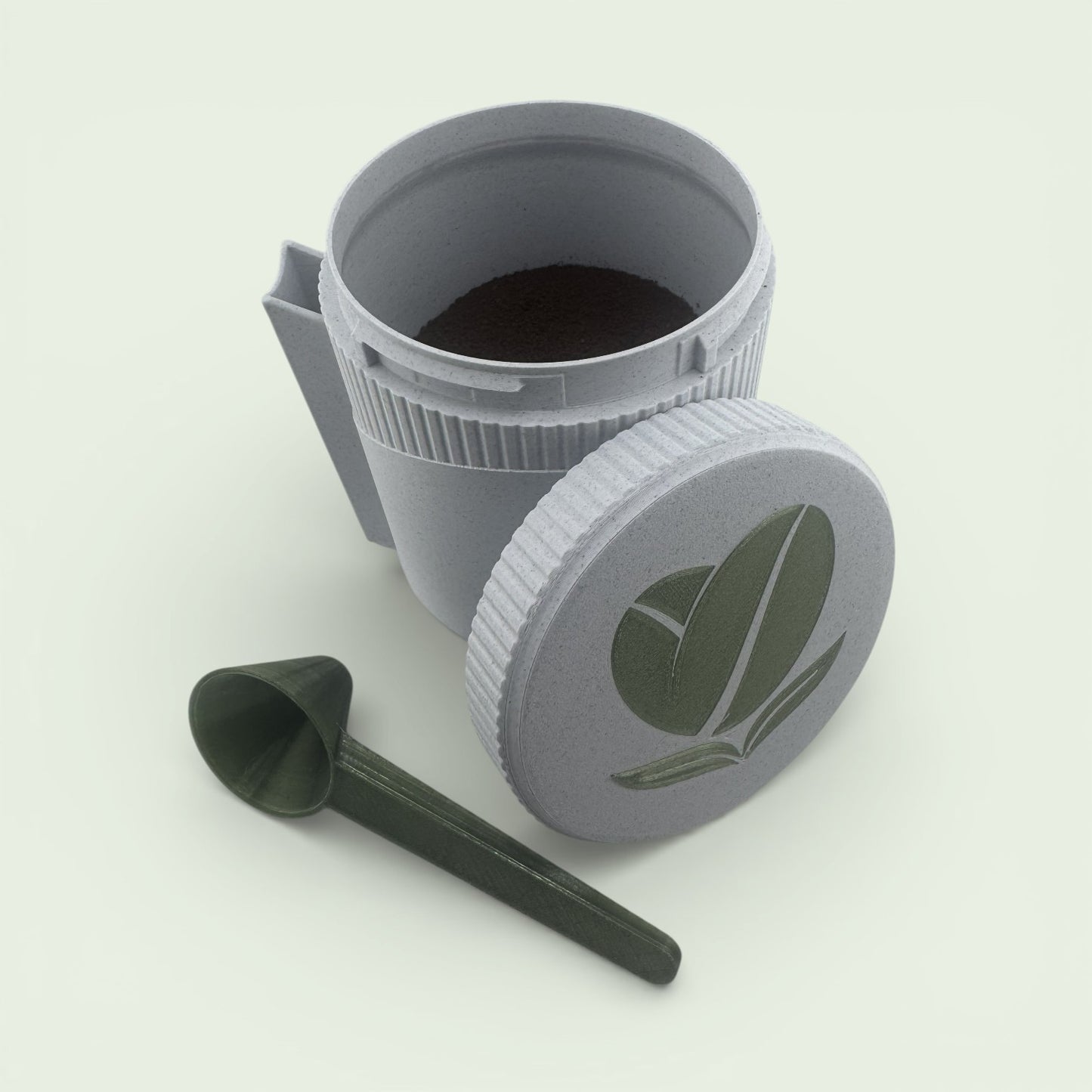 Coffee Canister w/ Spoon