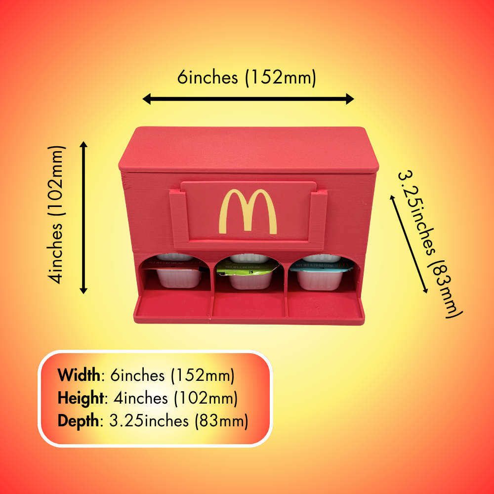 McDonald's Sauce Packet Organizer