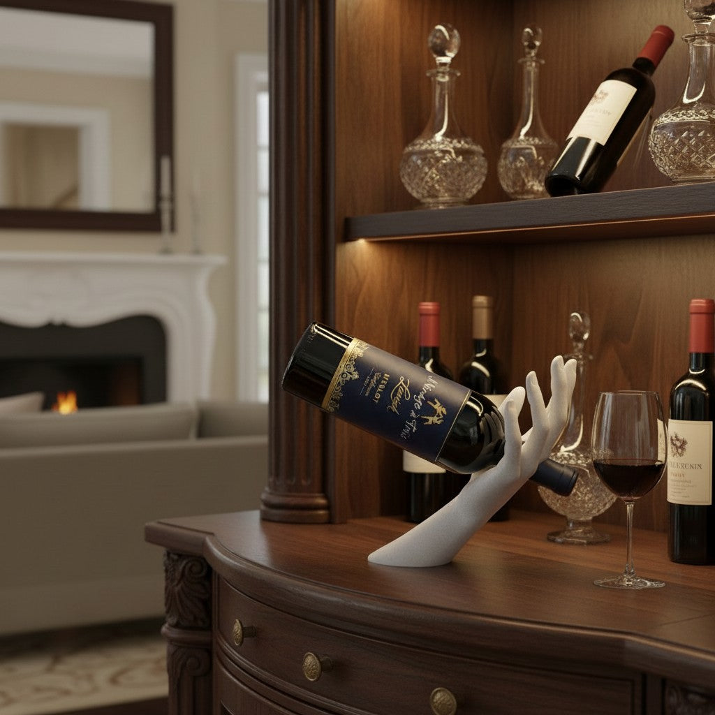 Elegant Wine Display Stand