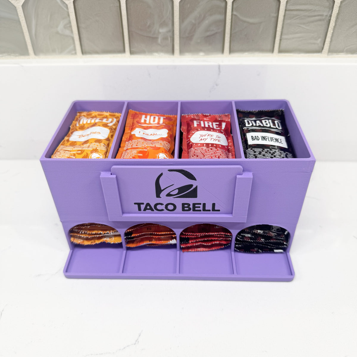 Taco Bell Sauce Packet Organizer