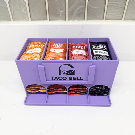 Taco Bell Sauce Packet Organizer