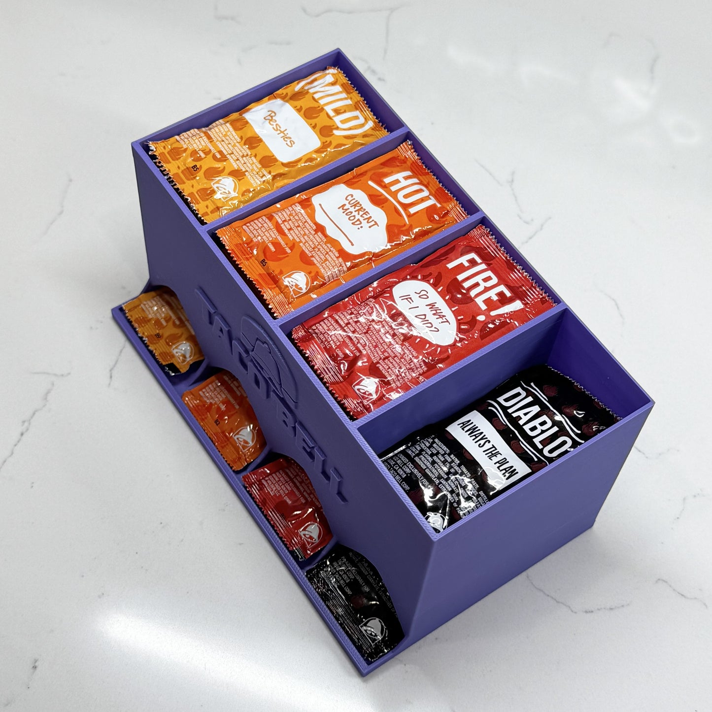 Taco Bell Sauce Packet Organizer