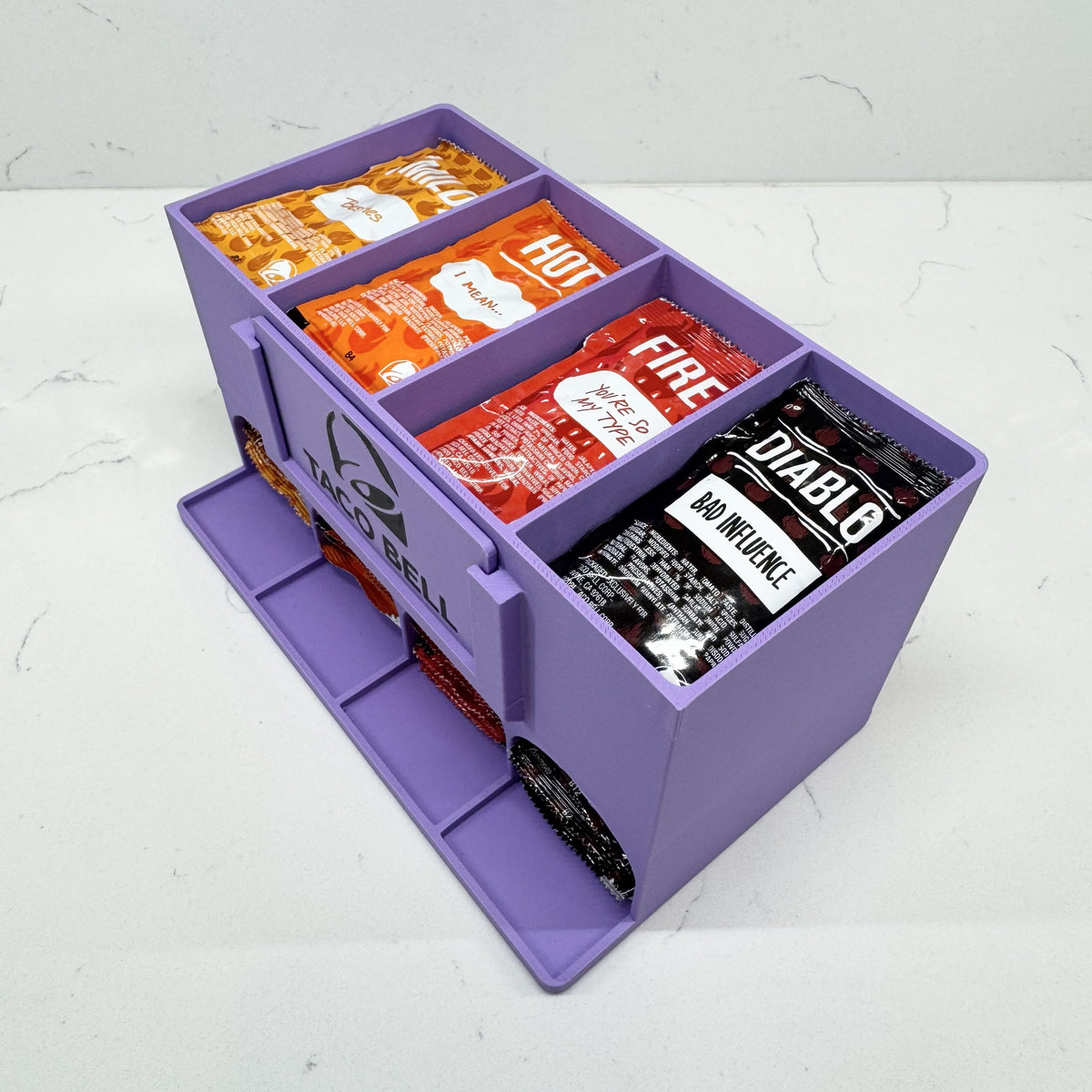 Taco Bell Sauce Packet Organizer