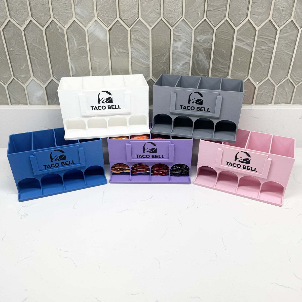 Taco Bell Sauce Packet Organizer