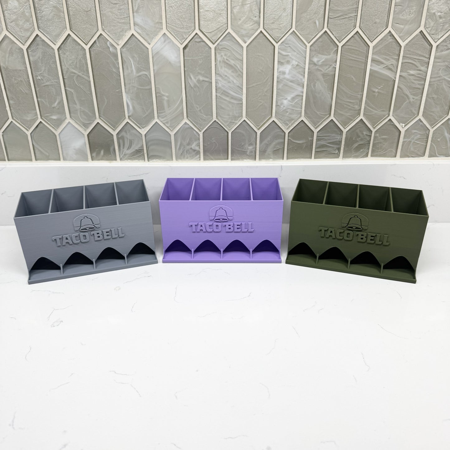 Taco Bell Sauce Packet Organizer