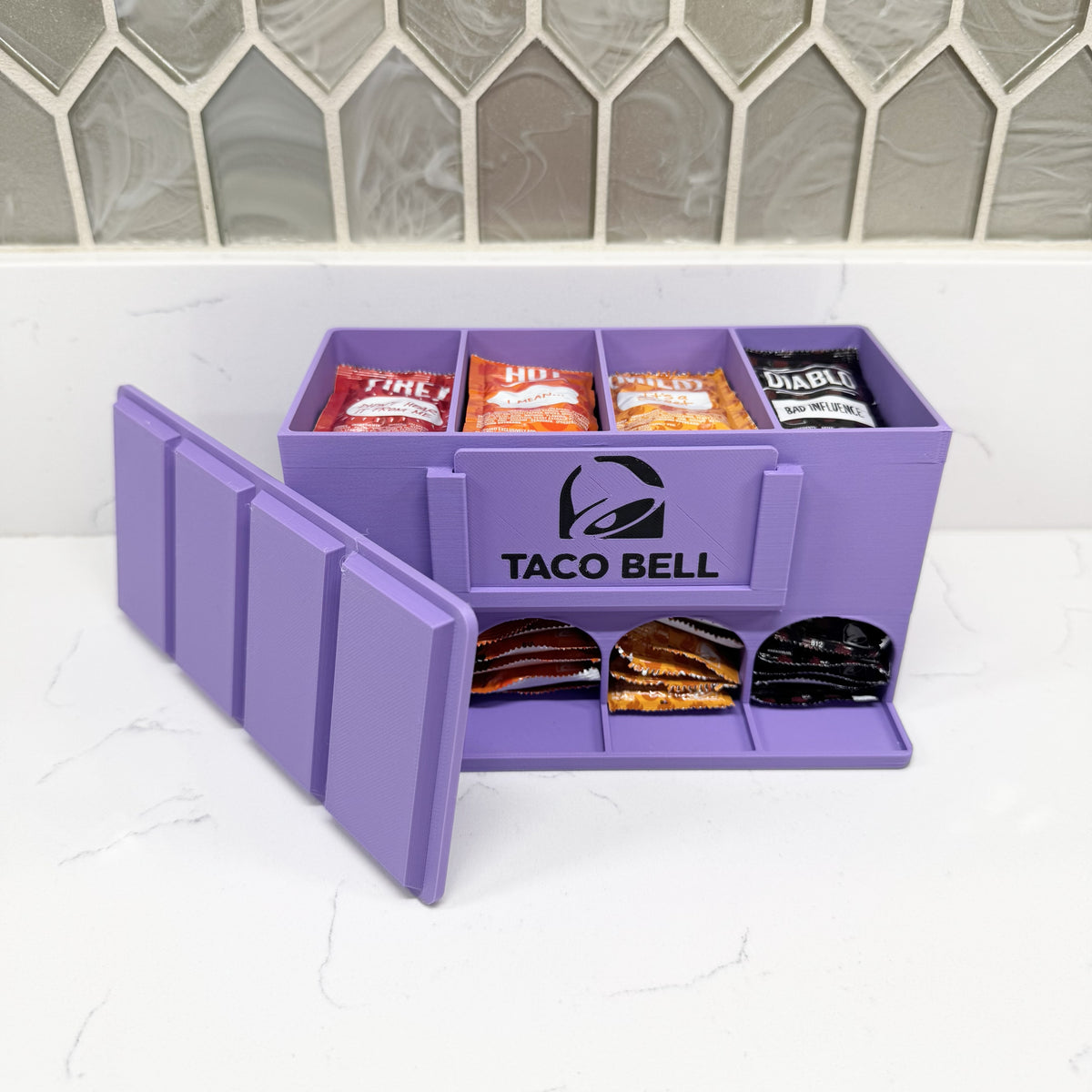 Taco Bell Sauce Packet Organizer
