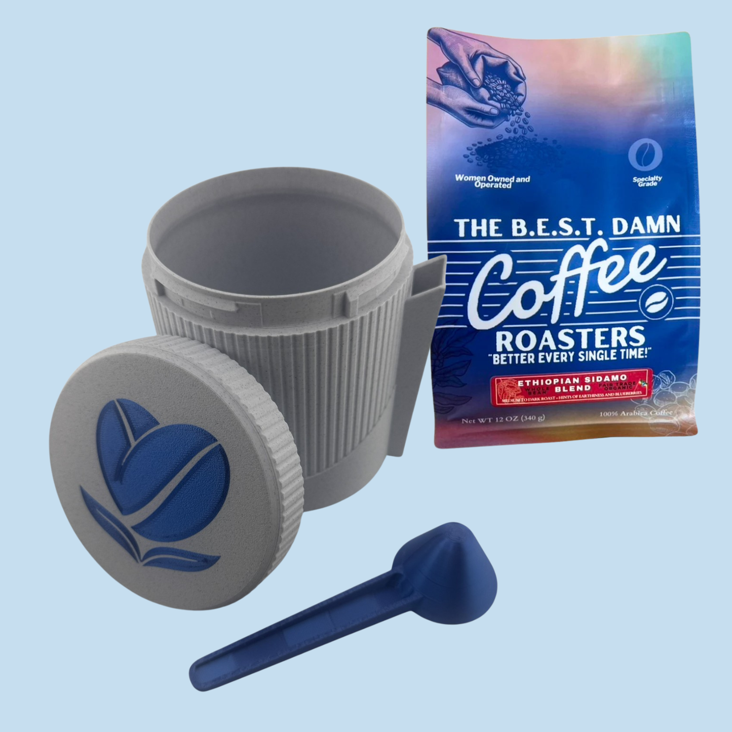Coffee Canister w/ Spoon