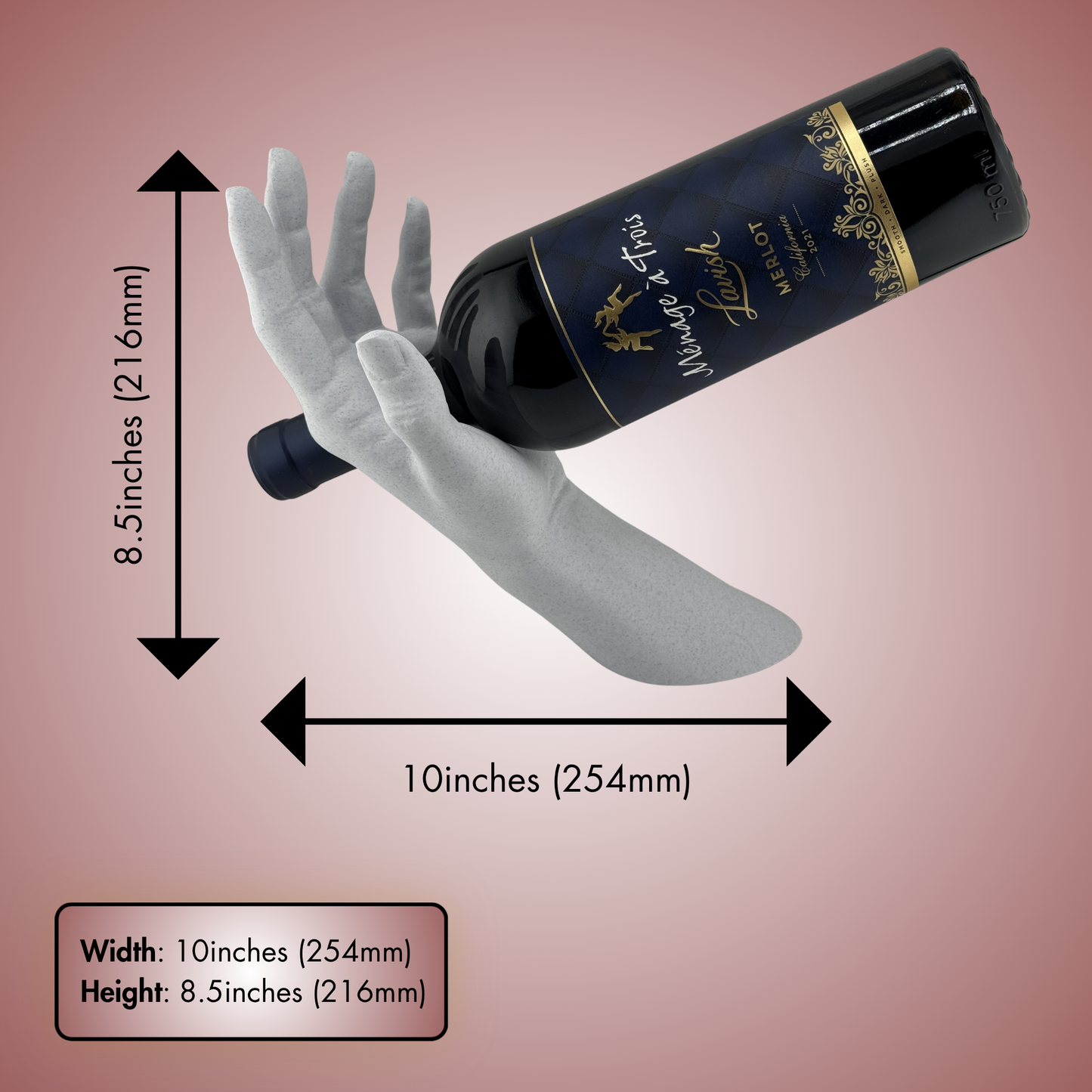 Elegant Wine Display Stand